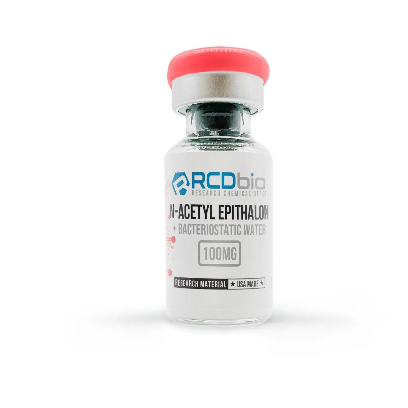 N-Acetyl Epithalon Amidate + Bacteriostatic Water — research compound