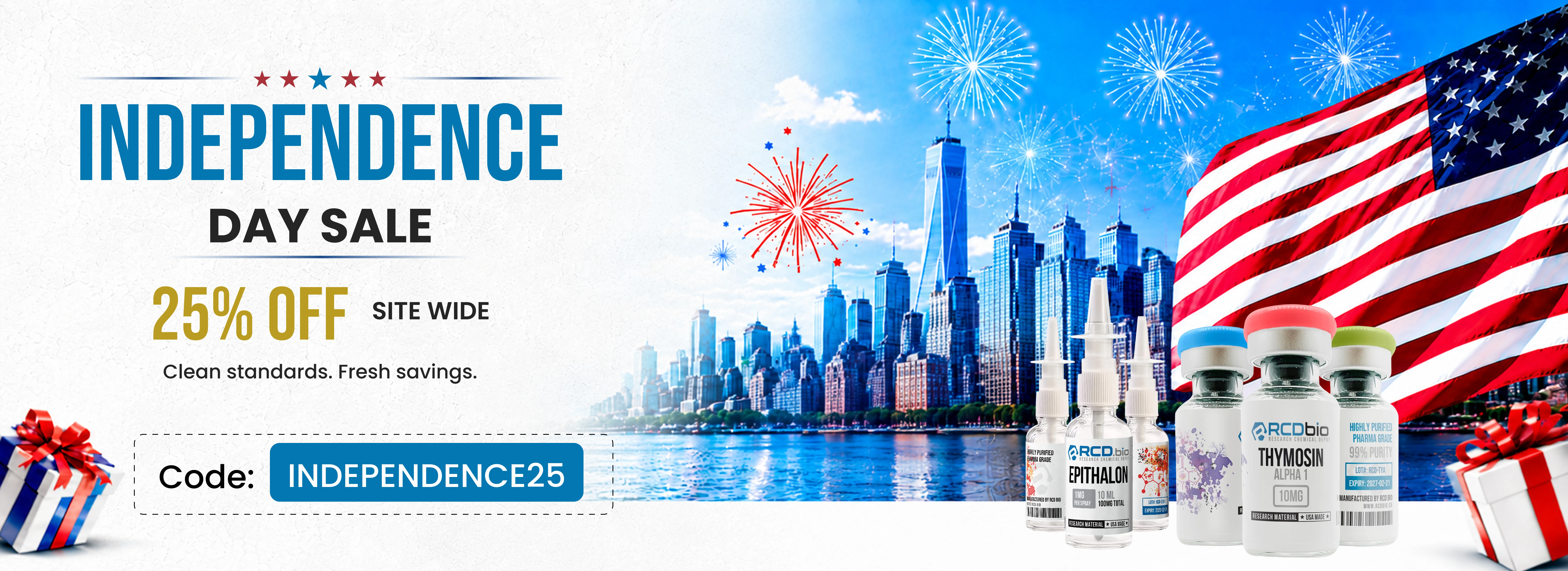 RCDbio Independence Day Banner