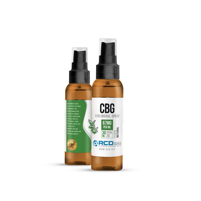 CBG Sublingual Spray Natural Flavor [Liquid]