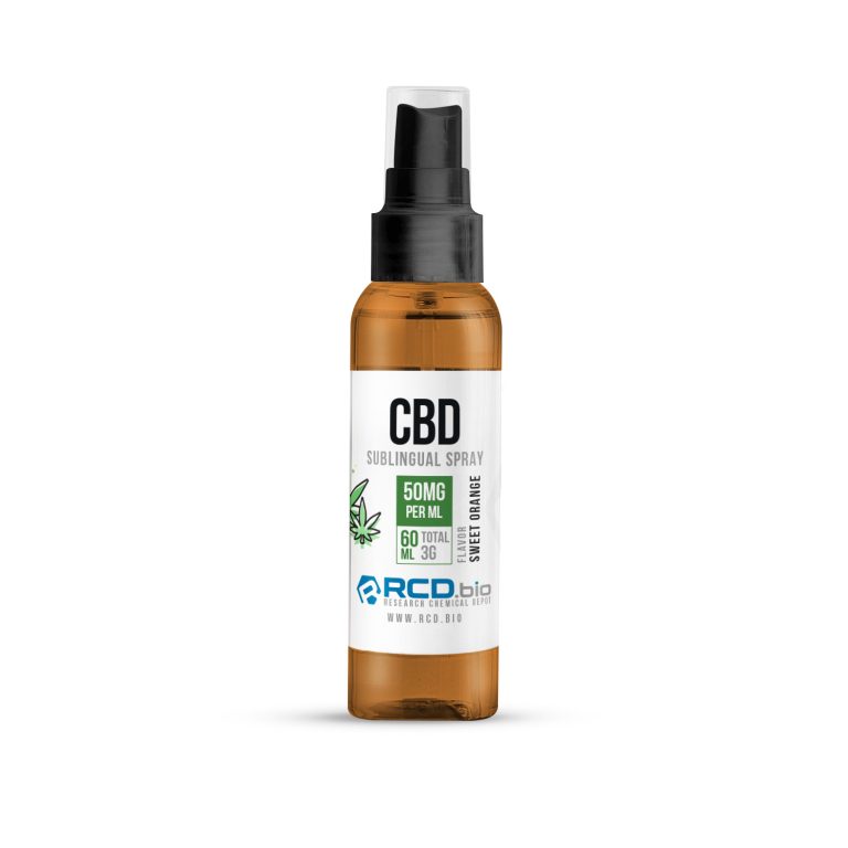 CBD Sublingual Spray Sweet Orange Liquid For Sale | RCDbio
