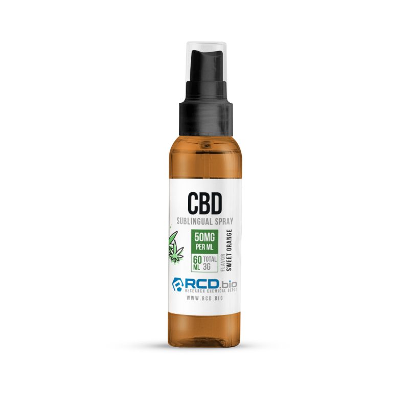 CBD Sublingual Spray Sweet Orange [Liquid]