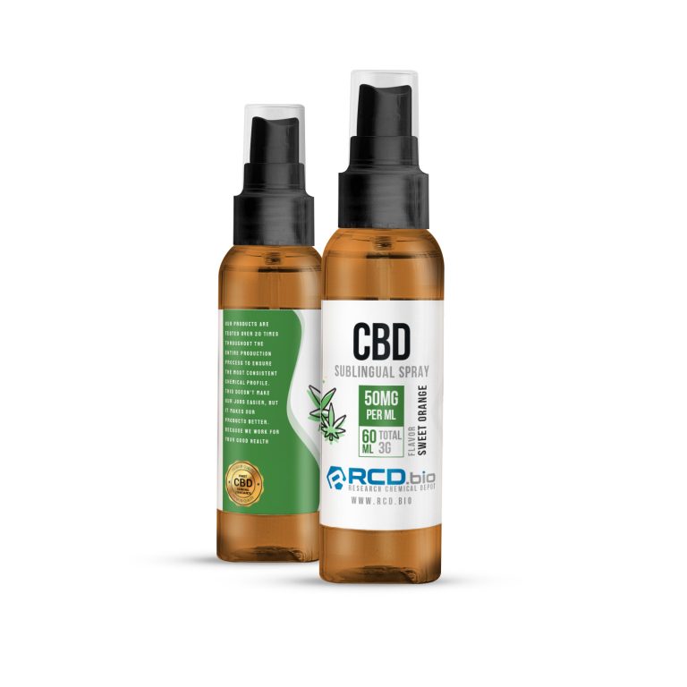 Sublingual Spray Sweet Orange-CBD for sale at RCDbio