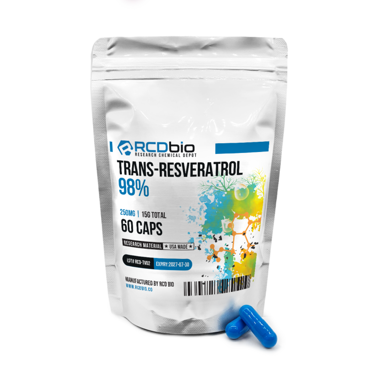 Trans Resveratrol Capsules For Sale | Fast Shipping | RCD Bio