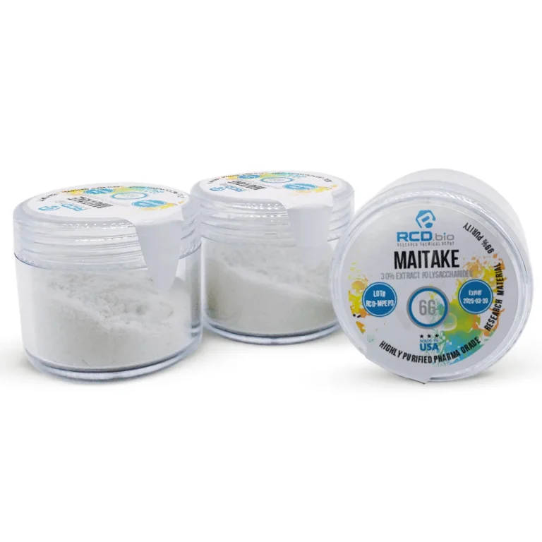 Buy Maitake Powder POLYSACCHARIDES from RCD Bio. At RCD Bio all our compounds are 3rd party tested to ensure quality and purity. Buy Now!