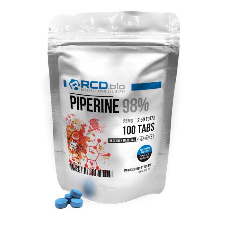 Piperine 98% Tablets For Sale | Fast Shipping | RCDbio