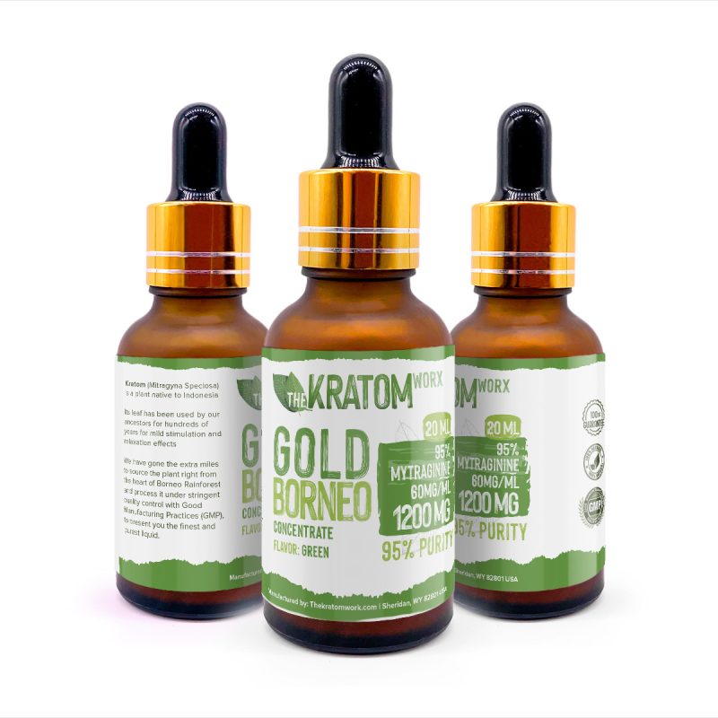 Gold Borneo Kratom Extract [Liquid]