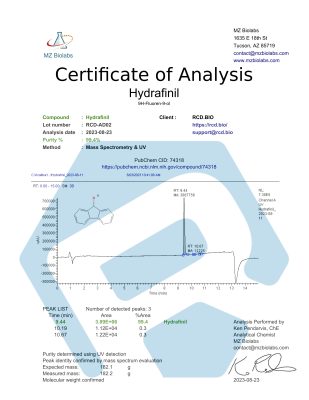 Hydrafinil | RCD Bio