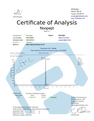 Noopept | RCD Bio