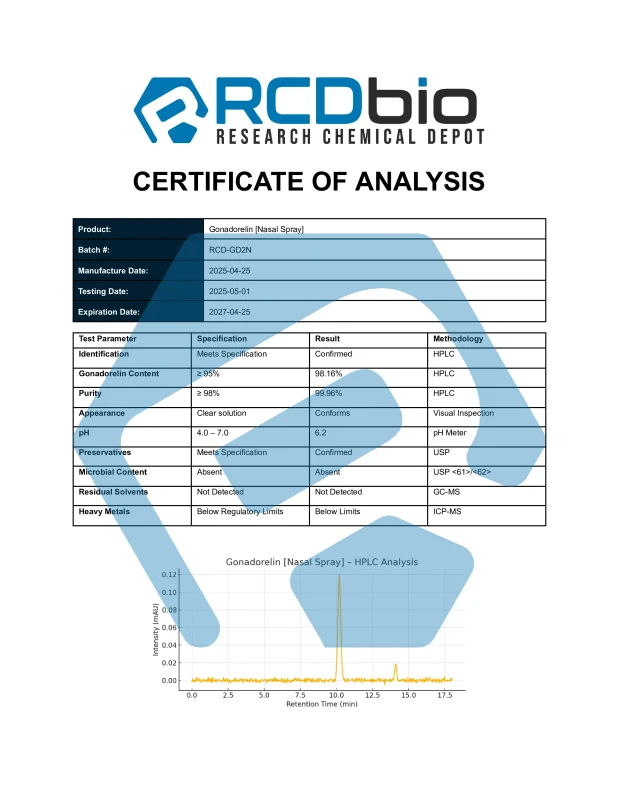 RCD Gonadorelin Nasal Spray