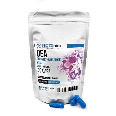 Oleoylethanolamide (OEA) 98-50mg 60 capsules for sale at RCDbio
