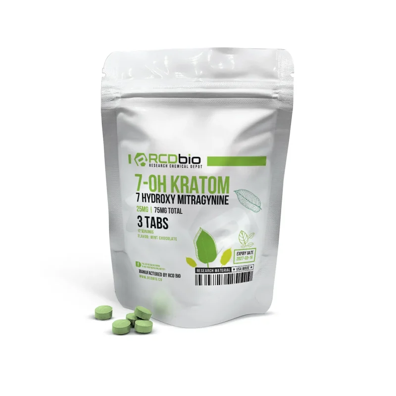 7-OH Kratom (7-Hydroxy Mitragynine) Tablets