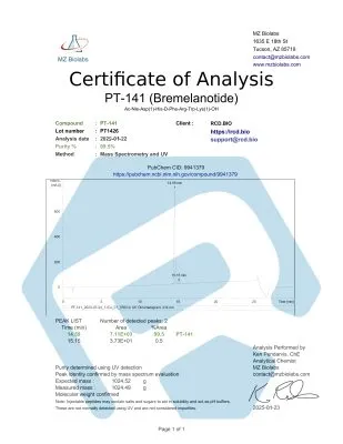 PT-141 (Bremelanotide) | RCD Bio